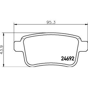 накладки PAGID T1774 
