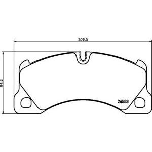накладки PAGID T1798 