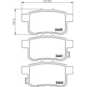 накладки PAGID T1733 