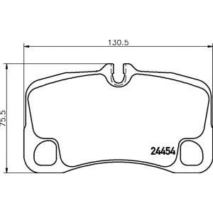 накладки PAGID T1752