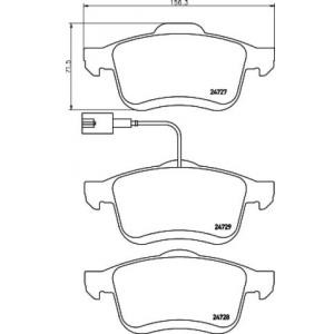 накладки PAGID T1808 