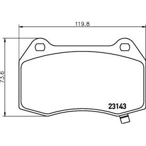 накладки PAGID T1831 