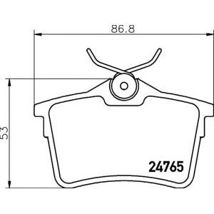 накладки PAGID T1788 