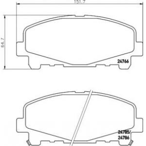 накладки PAGID T1762 