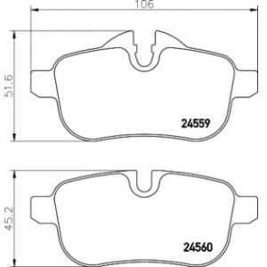 накладки PAGID T1858 
