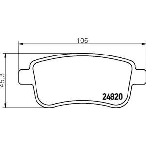 накладки PAGID T1850