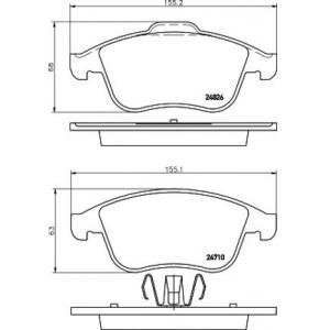накладки PAGID T1851 