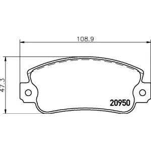накладки PAGID T9003