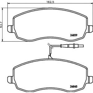 накладки PAGID T1761