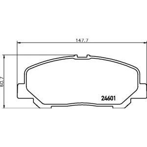 накладки PAGID T1823 