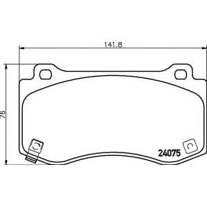 накладки PAGID T1803 