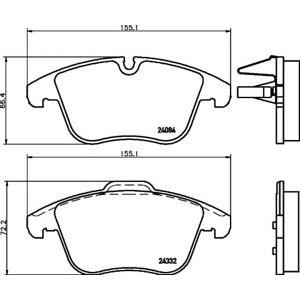 накладки PAGID T1746 