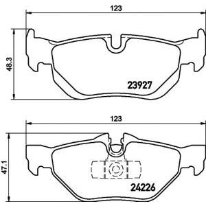 накладки PAGID T1447