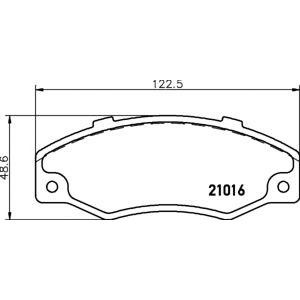 накладки PAGID T6089 