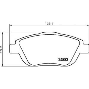 накладки PAGID T1846