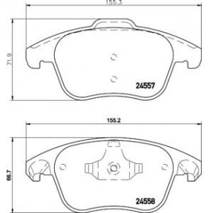 накладки PAGID T1702 