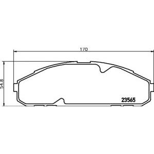 накладки PAGID T1474 