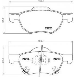 накладки PAGID T1397 