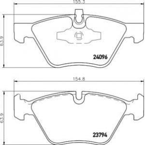 накладки PAGID T1509 