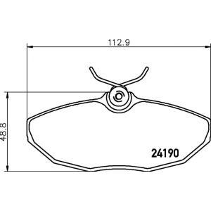 накладки PAGID T1512