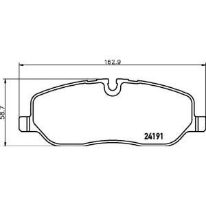 накладки PAGID T1513