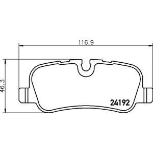 накладки PAGID T2125 