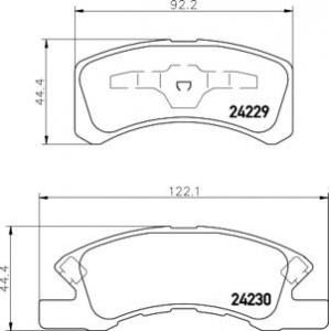 накладки PAGID T1520