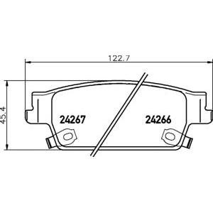накладки PAGID T1540 