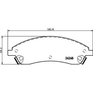 накладки PAGID T1539 