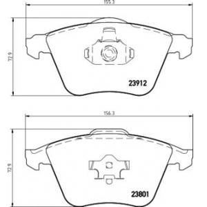 накладки PAGID T1544