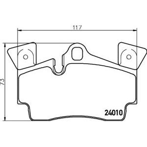 накладки PAGID T1460 