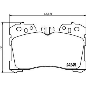 накладки PAGID T1561 