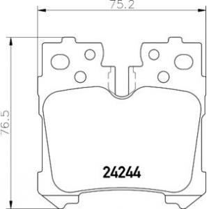 накладки PAGID T1560 