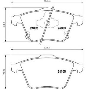 накладки PAGID T1419