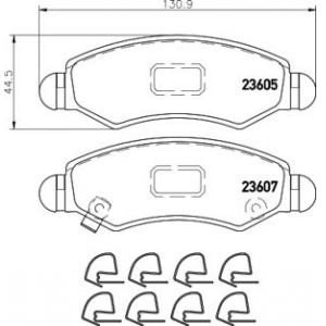 накладки PAGID T1486 