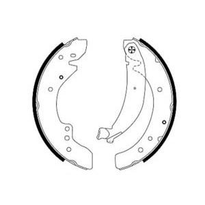 комплект спирачни челюсти PAGID R0635 