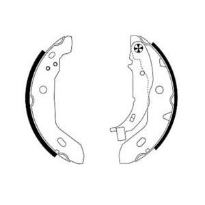 комплект спирачни челюсти PAGID R0890 