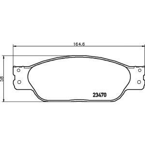накладки PAGID T1575 