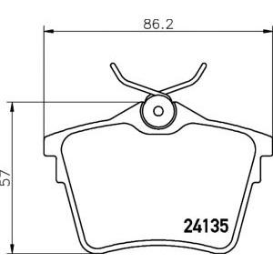 накладки PAGID T1463 
