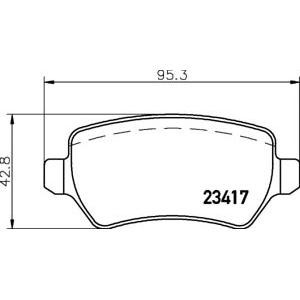 накладки PAGID T1451 