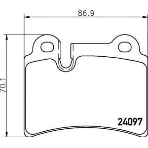 накладки PAGID T1500 