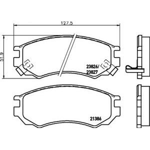 накладки PAGID T3097 
