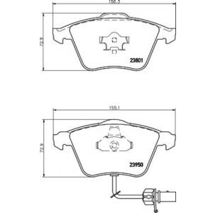 накладки PAGID T1487
