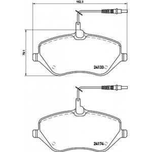 накладки PAGID T1462 