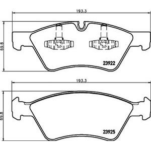 накладки PAGID T1516 