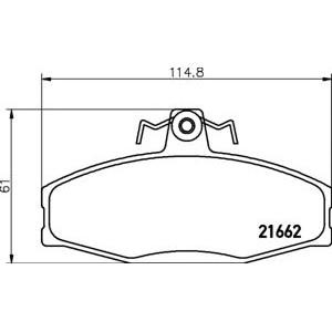 накладки PAGID T5054