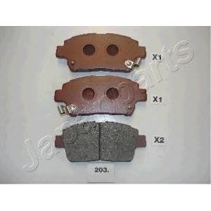 накладки JAPANPARTS PA-203AF 