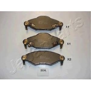 накладки JAPANPARTS PA-204AF