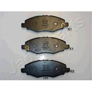 накладки JAPANPARTS PA-225AF