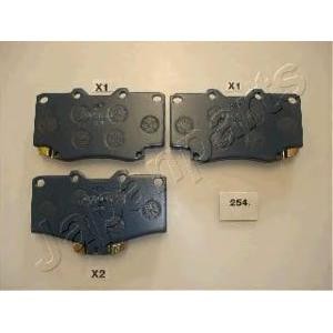 накладки JAPANPARTS PA-254AF 